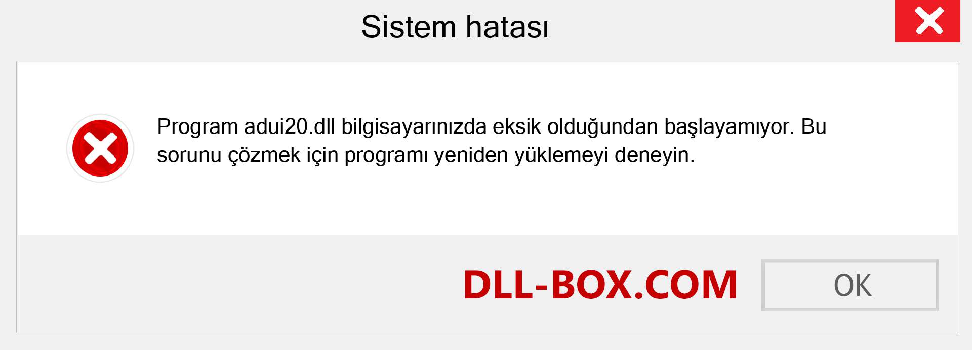 adui20.dll dosyası eksik mi? Windows 7, 8, 10 için İndirin - Windows'ta adui20 dll Eksik Hatasını Düzeltin, fotoğraflar, resimler